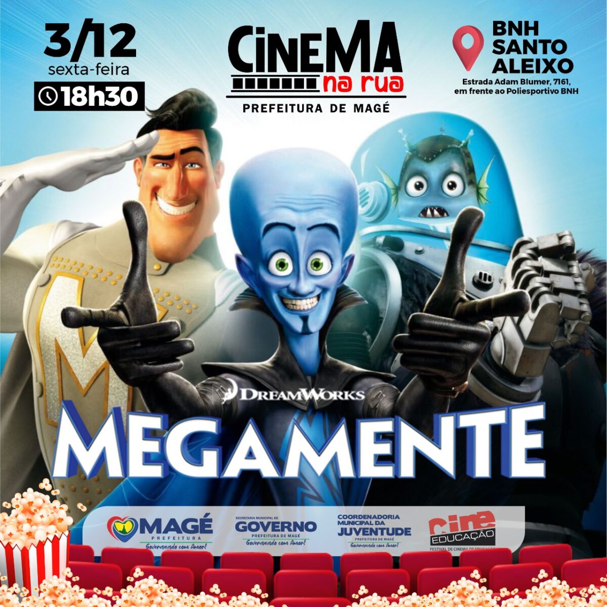 Notícia - Cine Municipal apresenta a partir desta sexta Megamente