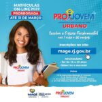 Card Prorrogação das inscrições do Projovem – 14-03-22