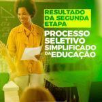 RESULTADO PROCESSO SELETIVO 2 ETAPA FEED