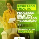 RESULTADO PROCESSO SELETIVO FEED