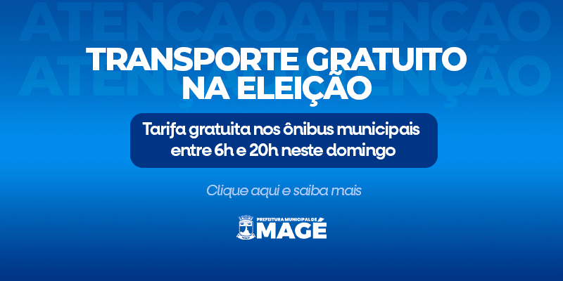 Ônibus gratuito e mudanças de seções nas Eleições em Magé