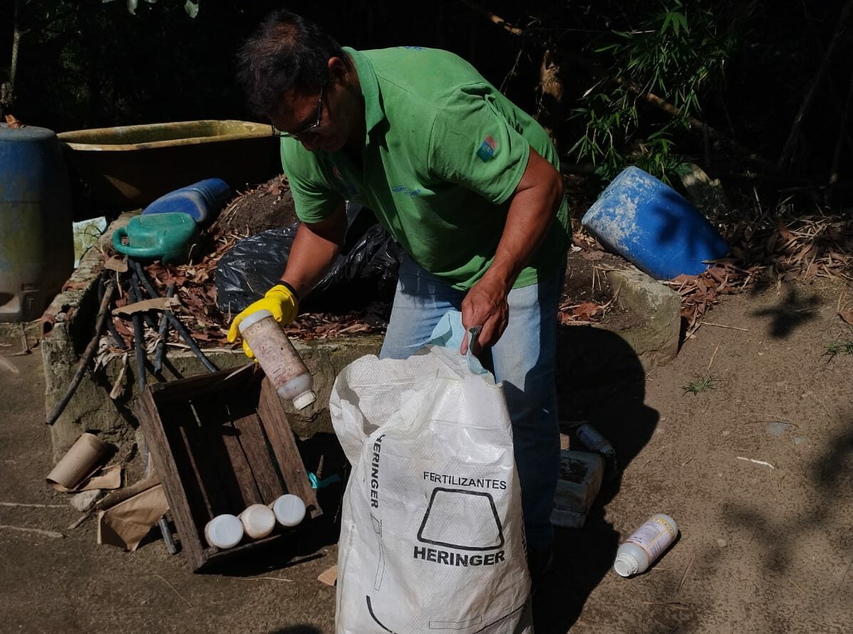 MAIS DE 600 EMBALAGENS DE AGROTÓXICOS FORAM RECOLHIDAS NA CAMPANHA 2024 EM MAGÉ