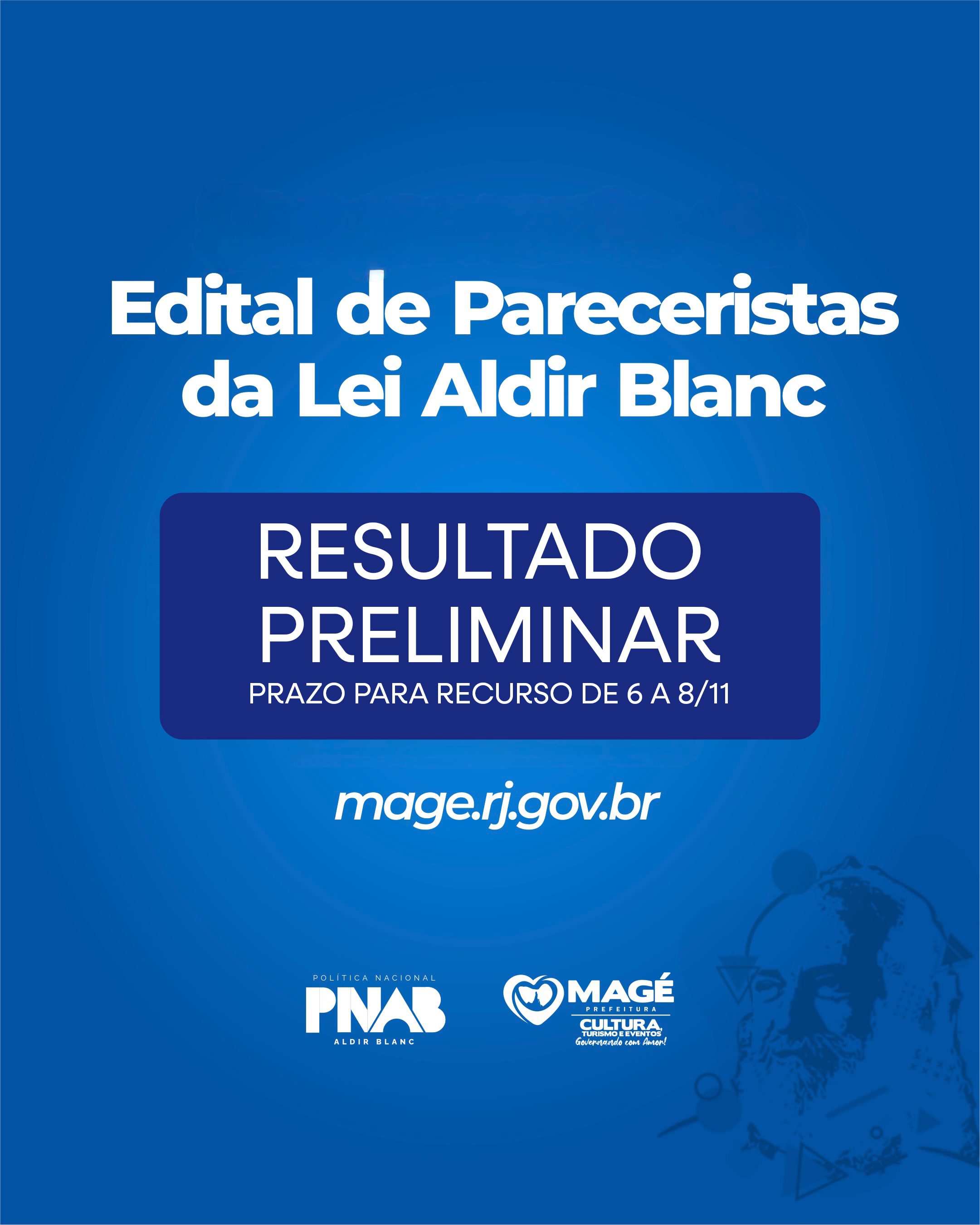 EDITAL DE PARECERISTAS: CONFIRA O RESULTADO PRELIMINAR