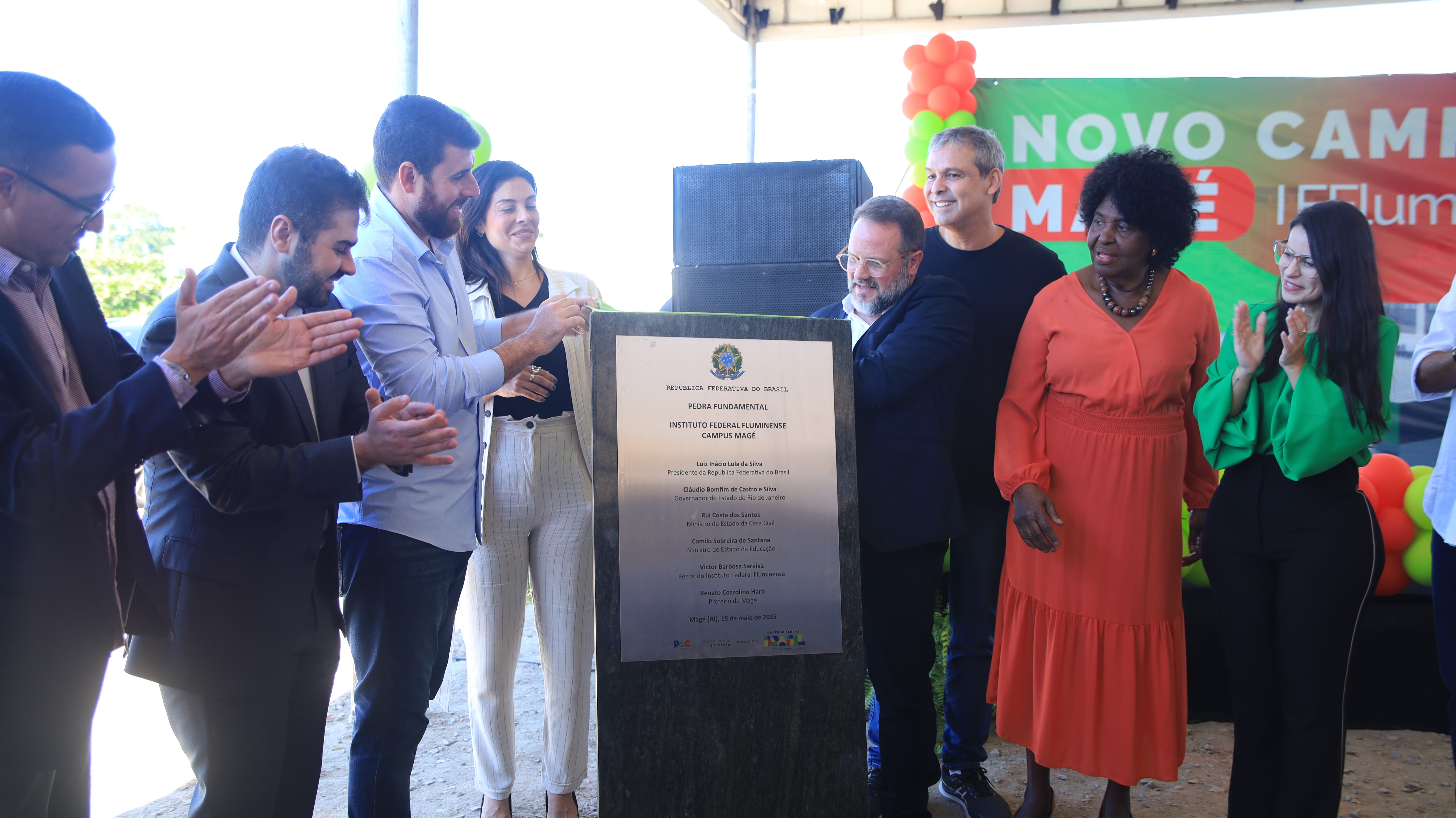 Magé realiza lançamento da pedra fundamental do campus do IFF