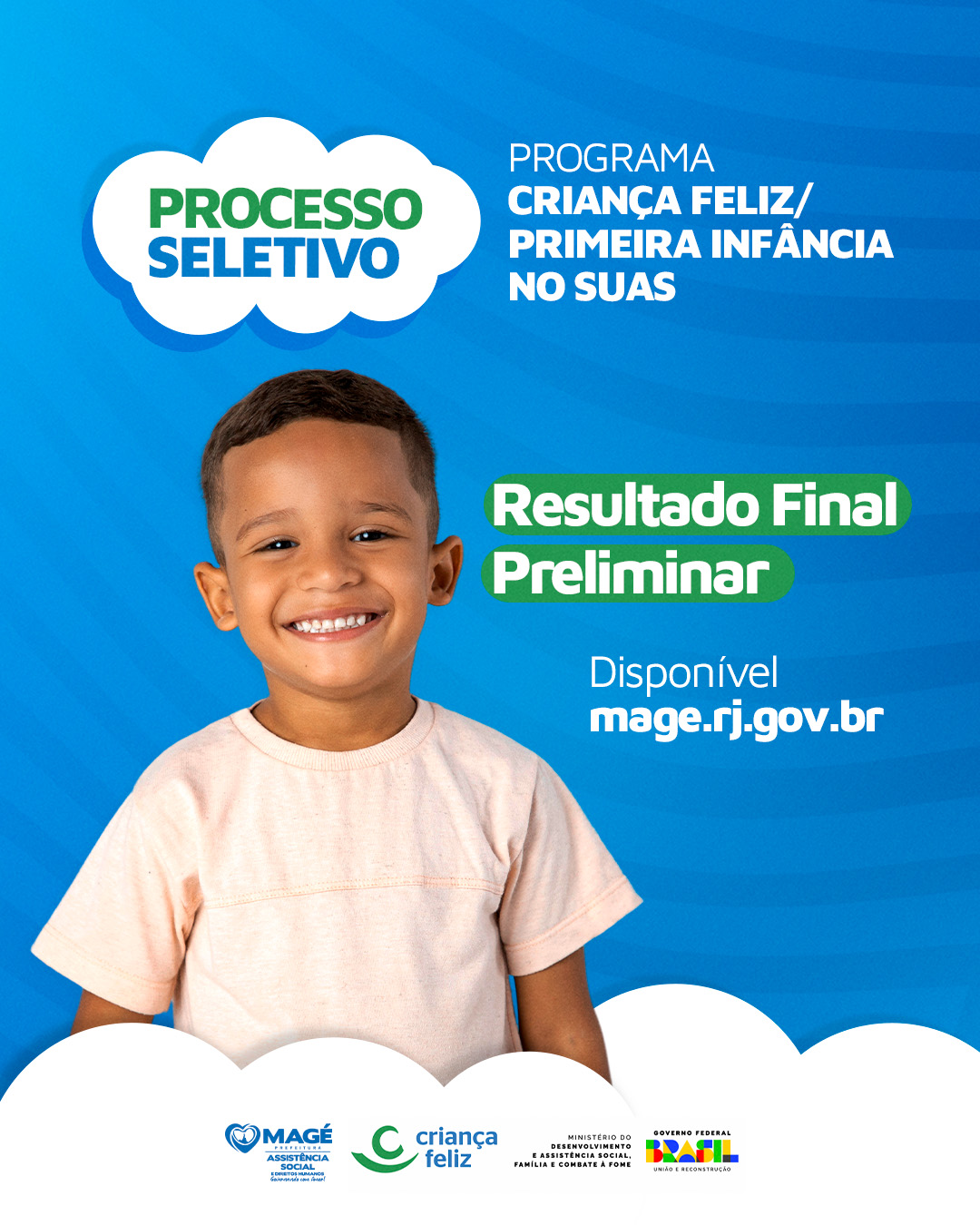 Processo Seletivo Criança Feliz: Resultado Final Preliminar