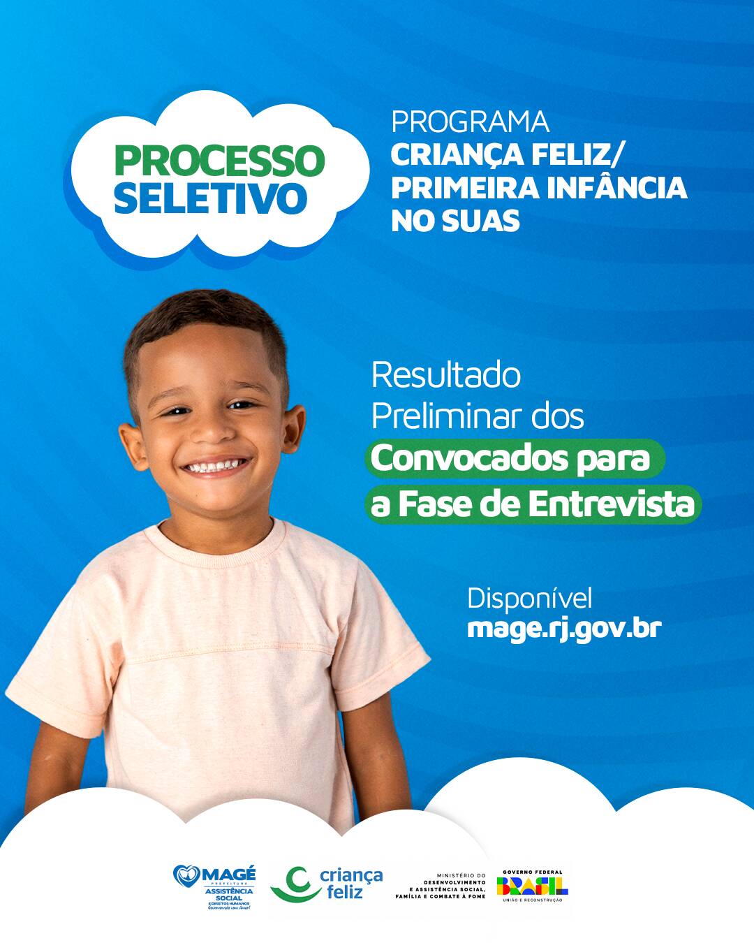 Processo Seletivo Criança Feliz: Resultado Preliminar dos Convocados
