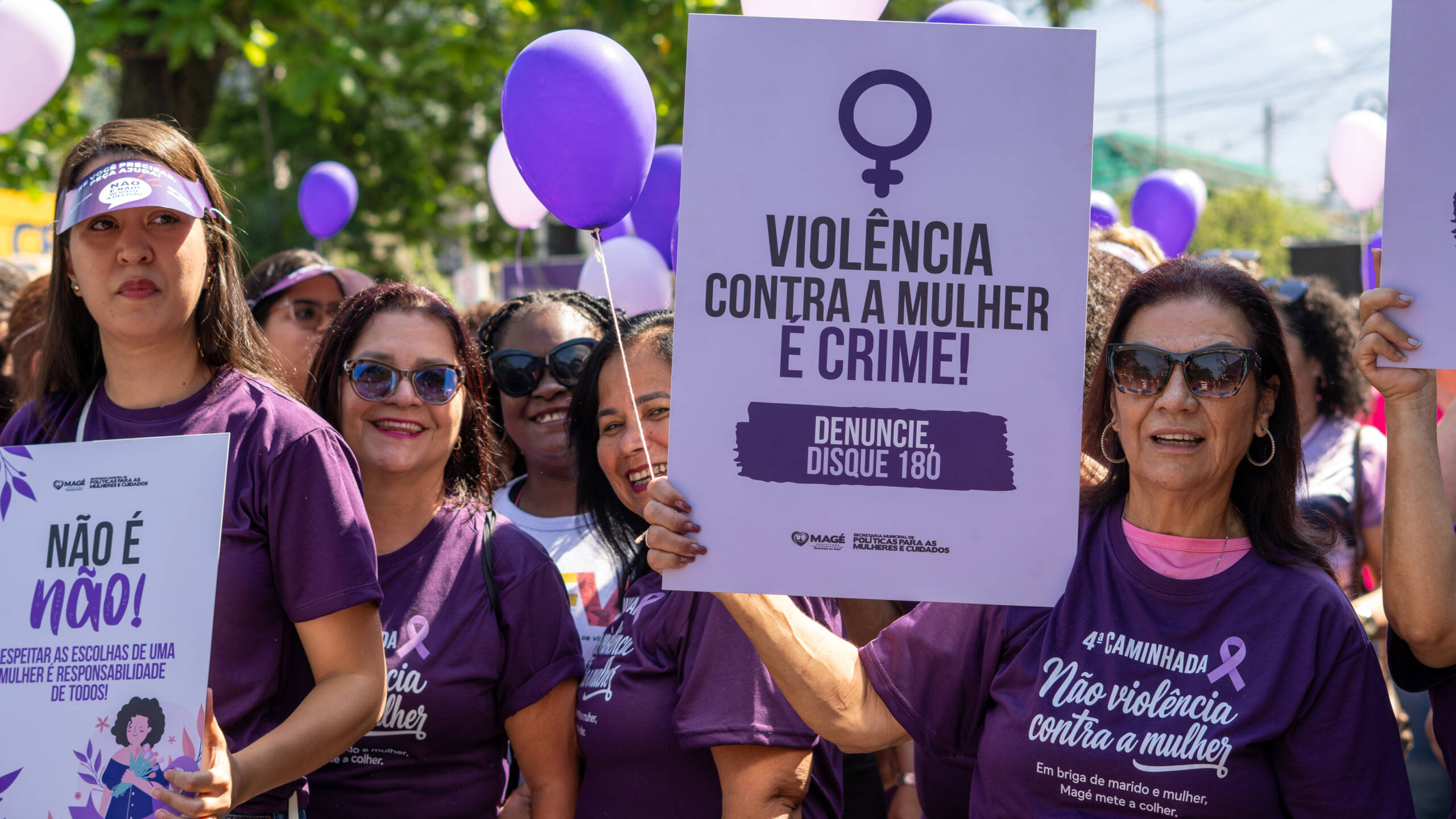 Magé realiza 4ª Caminhada de Não Violência contra a Mulher com mobilização pelo fim da violência