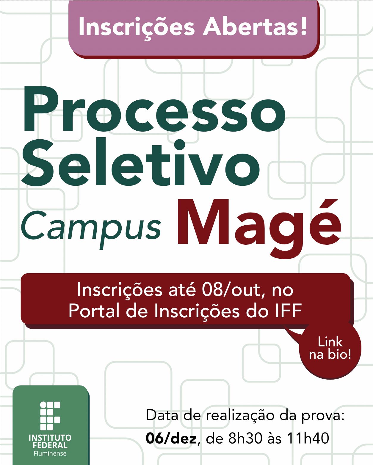IFF Campus Magé abre inscrições para Curso Técnico em Administração Integrado ao Ensino Médio