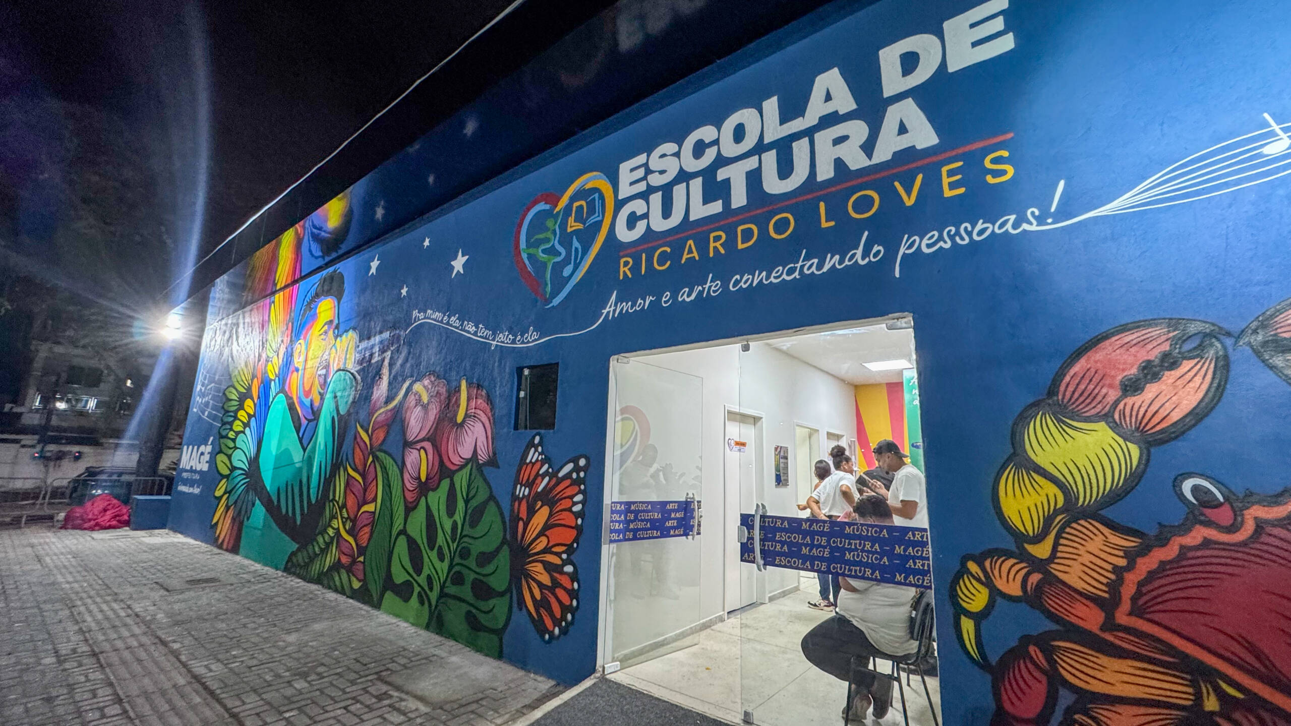 Escola de Cultura Ricardo Loves é inaugurada em Fragoso